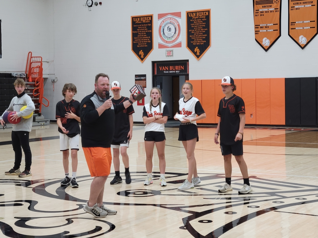 VanBurenMS's tweet photo. Congratulations Dirty Dodgers on your victory in the middle school division at tonight's Jennifer Masters scholarship dodgeball tournament!!! #BeABlackKnight #VB1Team https://t.co/qvXpZE2pUX