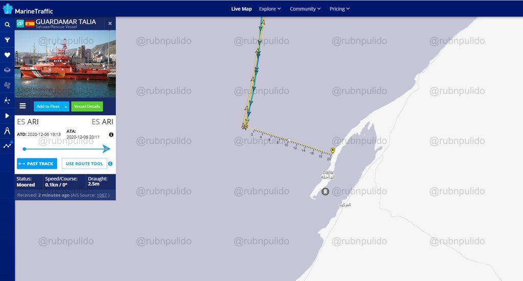  Los hechos ocurrieron el 15 de octubre de 2020.  Después de este episodio, el número de llegadas a Canarias se disparó notablemente.¿Oxigenan estas recogidas la actividad delictiva de las mafias? SÍ, lo veremos más adelante.