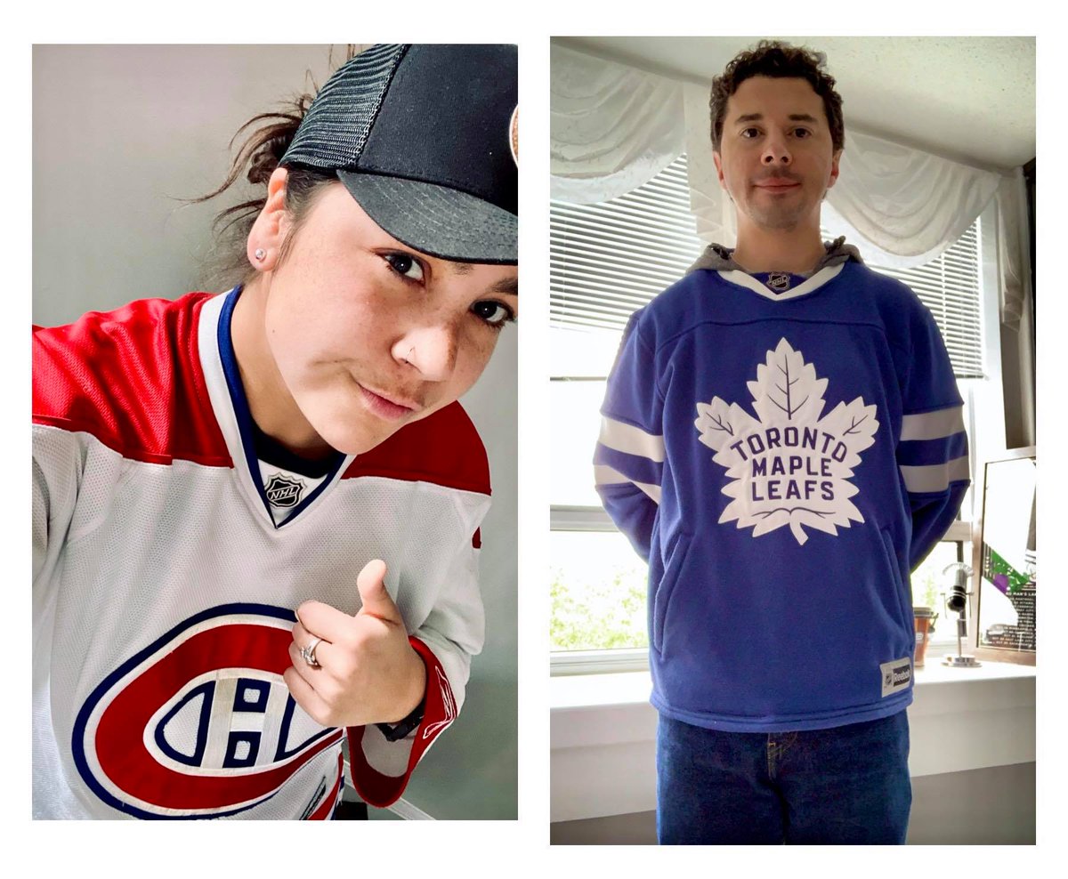 957ELMNTFM's tweet photo. @Matt_Bisson and I supporting #IndigenousJerseyDay #IStandWithEthanBear #CareyPrice #GeorgeArmstrong 

-@KWhiteduck https://t.co/7DdHz0Adg9