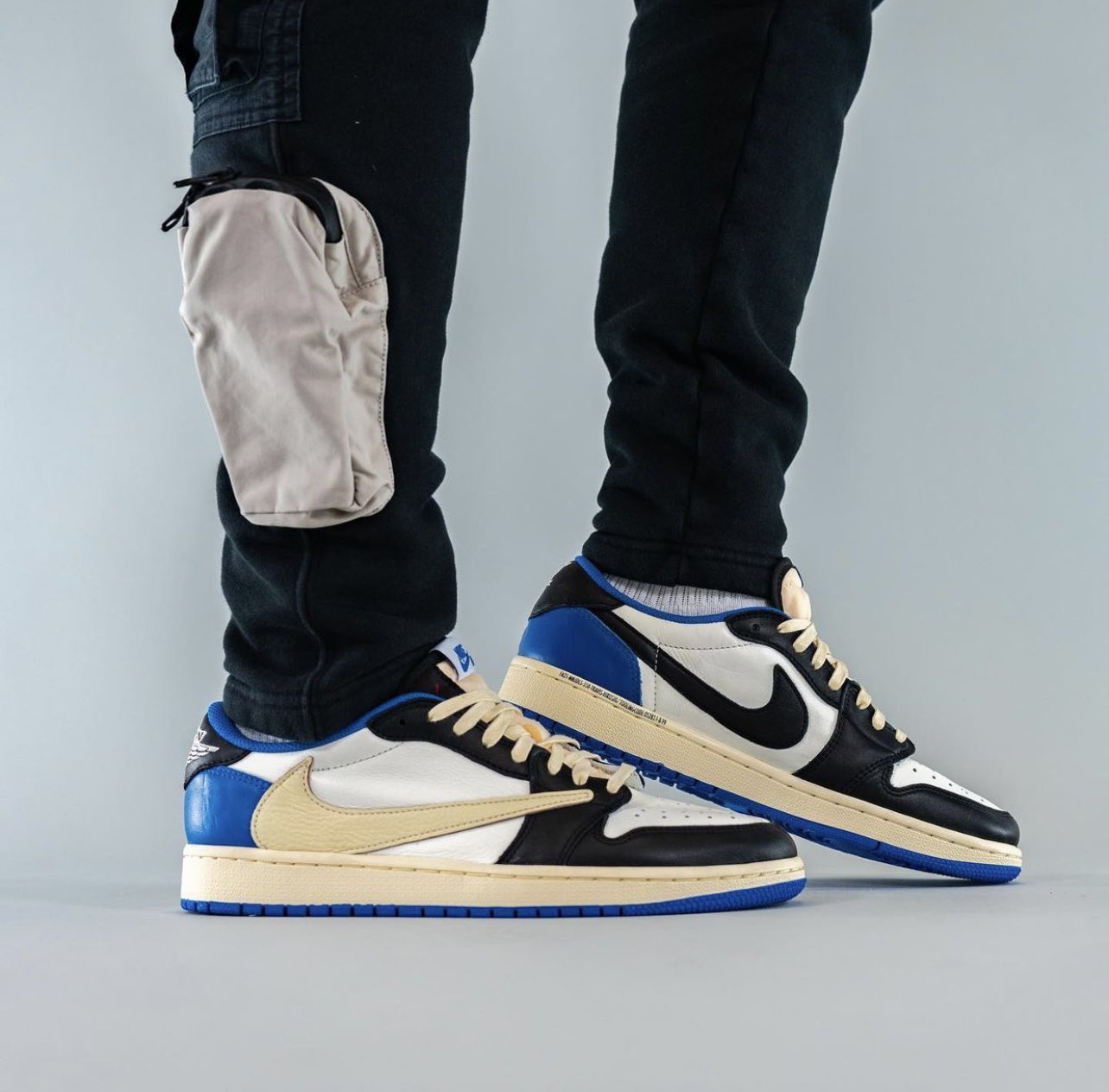 fragment jordan 1 low on feet