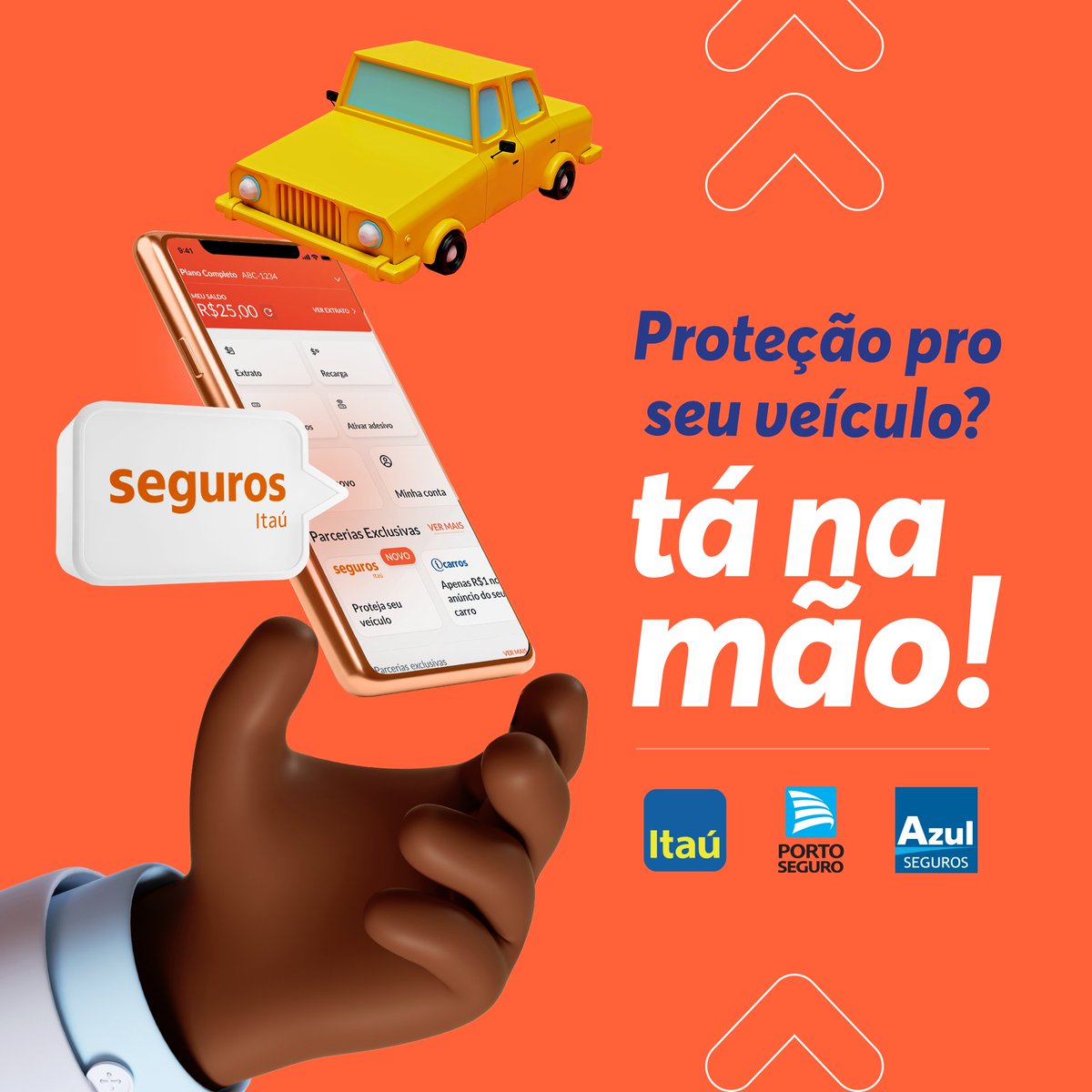 ConectCarBr's tweet photo. O App #ConectCar traz uma parceria pra você curtir seu carro com + segurança. Acessando a Loja de Seguros Itaú pelo app, você tem um serviço completo com coberturas para batida, roubo ou furto, quebra de vidros e muito mais! Seguro ideal para o seu carro? Tá na mão! https://t.co/qVtxuXXsjp