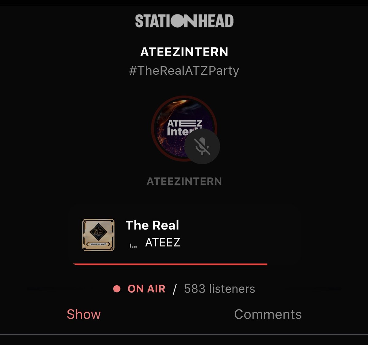 MissMinzyy's tweet photo. If u you really care about #Ateez youll leave the space and start streaming and watching the stage #WorldwideSpace #atzworldwide https://t.co/iqRgqzCvRZ