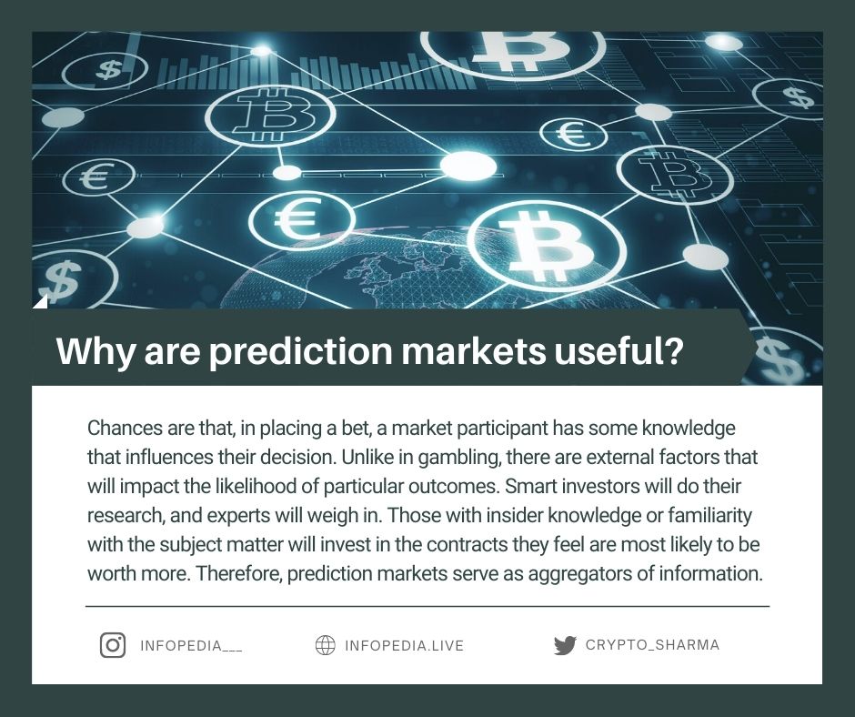 crypto_sharma's tweet photo. Why are prediction markets useful?

#wazirxwarriors #IndiaWantsCrypto #trx
#nftcollector #ElonMusk #cryptocurrency #NFTartists #Cryptoart #NFTartist #Bitcoin #ADA #Polygon #crypto #CryptoNews #cryptoartist #Cardano #dogearmy #cryptotrading #cryptocrash #MATIC #Bitbns #Ethereum https://t.co/yQCedS1gCK