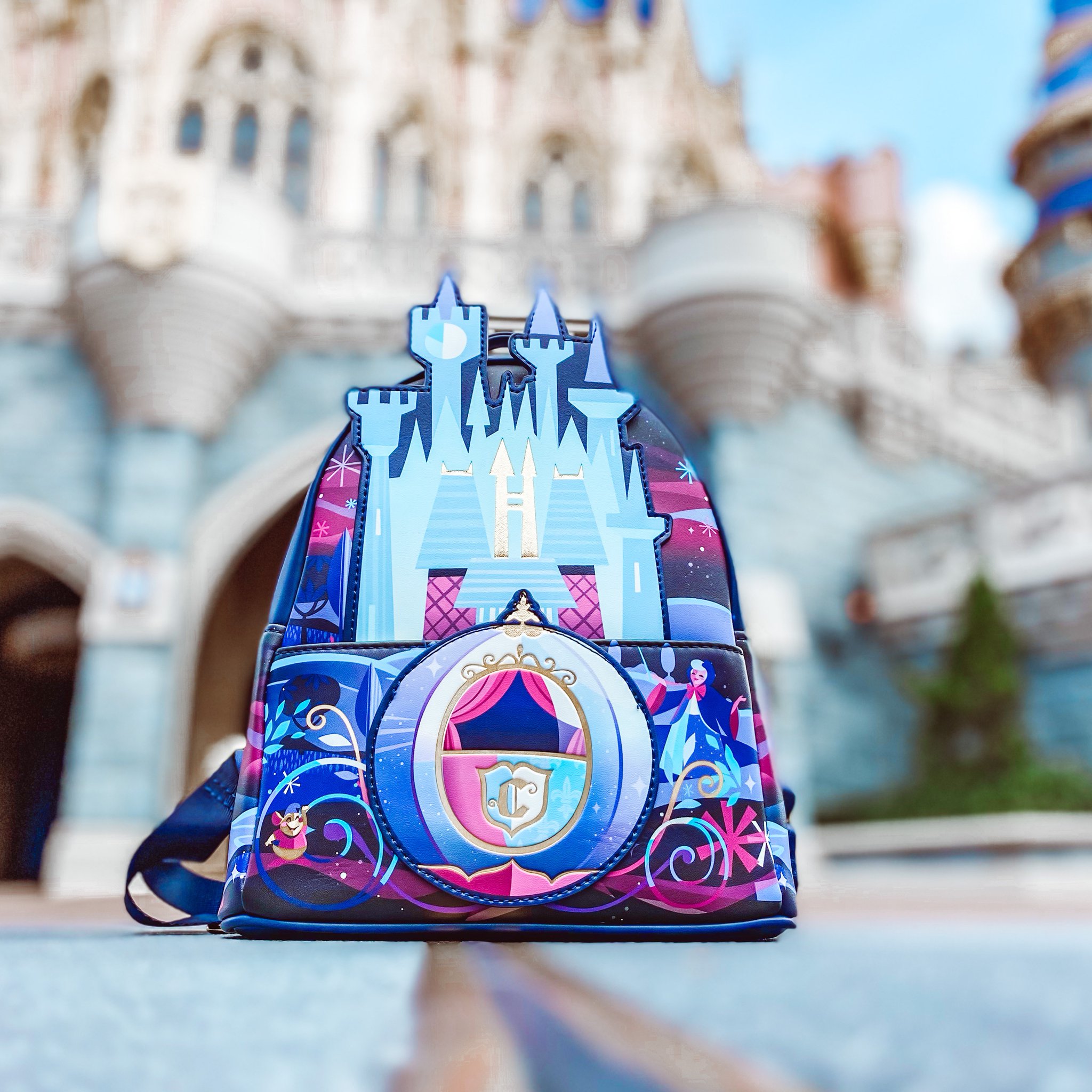 Loungefly Disney Sleeping Beauty Castle Mini Backpack 