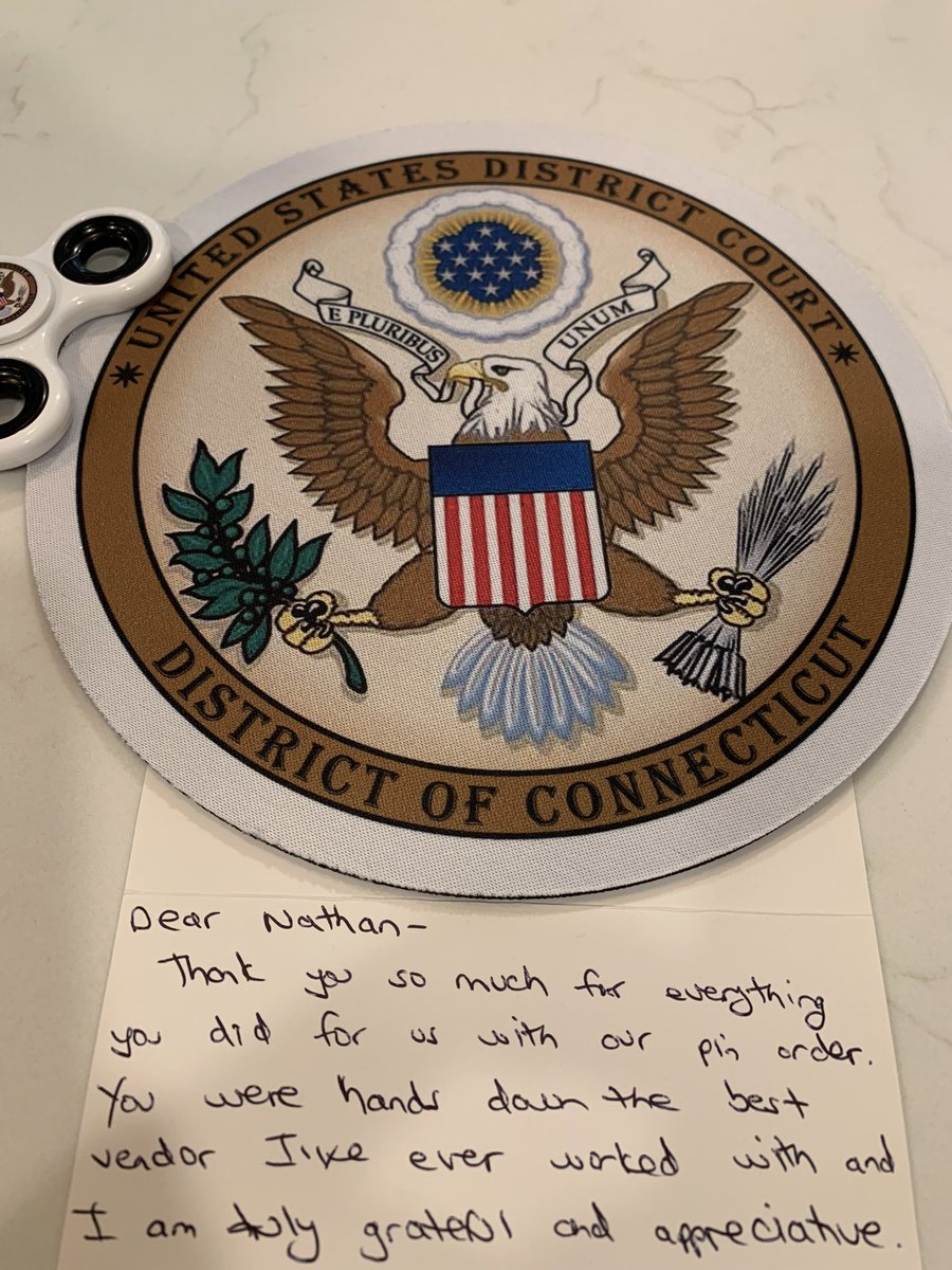Pinning_Me's tweet photo. Fantastic start to the weekend!  Great working with US District Court of CT to supply them with vaccine pins! https://t.co/CMZQuUzytF #vaccinated https://t.co/tKZyvZlZxR