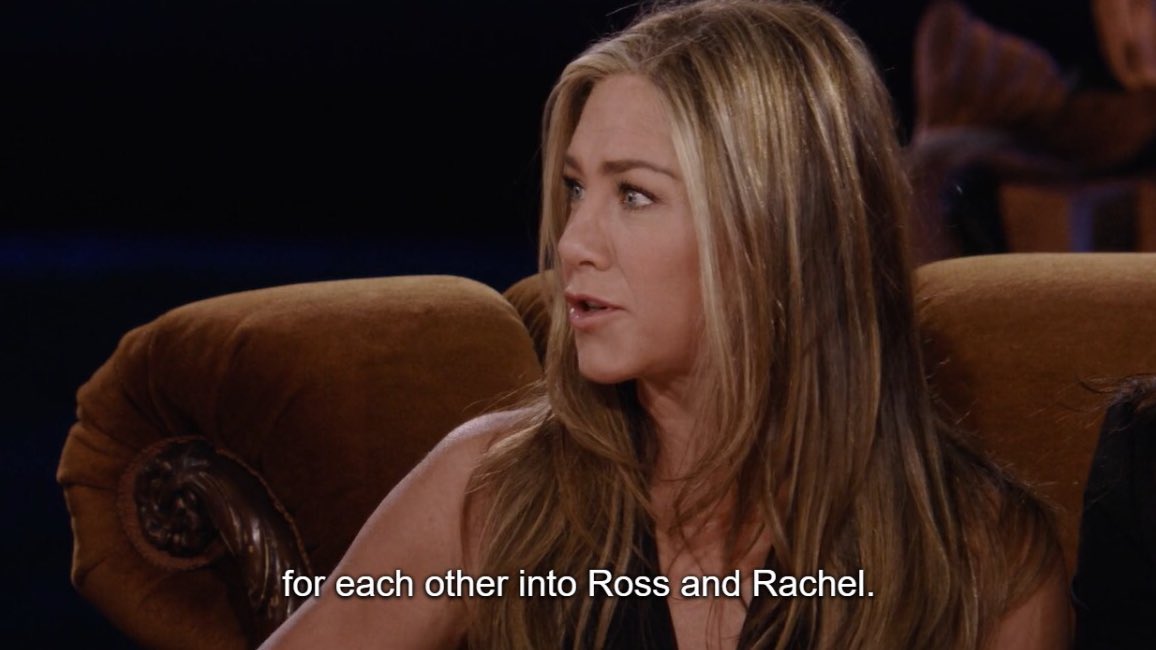 SuckerForYou47's tweet photo. The fact that Jennifer and David had a crush on each other during filming is something I’ll never get over. 🥺 #FriendsReunion https://t.co/UMQrJESCXp