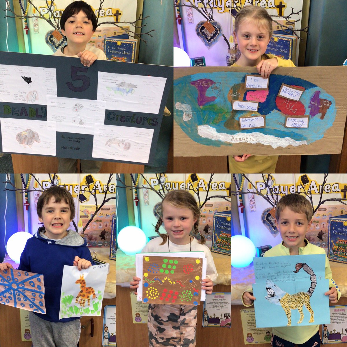 MissMawdsley's tweet photo. Y1/2 having been working hard on their homework projects linked to our new topic βSteve Backshall!β Here are a few of their wonderful creations! π³πππΈππ #homework #topiclearning https://t.co/XavL7RkFOw