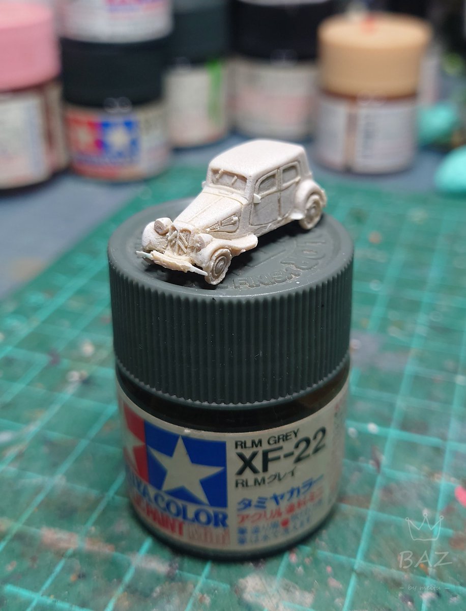 bbaazz0226's tweet photo. ［製作•1］
單體套件的關係、只有修補整理套件和追加部份細節.
下回就是上色了🙂

#144スケモ 
#紙でコロコロ
#11CV https://t.co/fUupGc4pGw