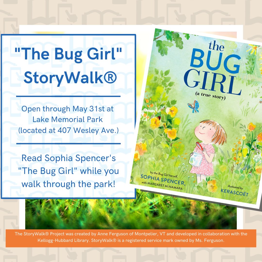 Oc Public Library It S The Last Weekend To Enjoy Our Bug Girl Storywalk Stop By Lake Memorial Park And Read A Book While Enjoying Nature Learn More By Clicking The