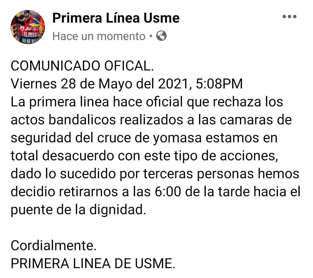 Lo que no han hecho muchos políticos lo hacen los jóvenes de la Primera Línea