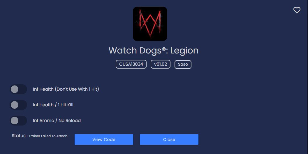 Ps4 Trainer World War Z Cusa V01 21 Hp Watch Dogs Legion Cusa V01 02 Saso Sekiro Shadows Die Twice Cusa V1 05 M3hdi Ps Kingdoms Of Amalur Re Reckoning Cusa V01 06 Saso T Co 9c6hafqx4f Ps4 Trainer World War Z Cusa V01 21 Hp Watch Dogs Legion Cusa V01 02 Saso Sekiro Shadows Die Twice Cusa V1 05 M3hdi Ps Kingdoms Of Amalur Re Reckoning Cusa V01 06 Saso T Co 9c6hafqx4f