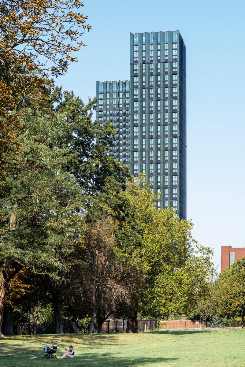.<a href="/HTADesignLLP/">HTA Design LLP</a> completed "the world’s tallest residential modular building" in London: at.dezeen.com/3fraQgq
