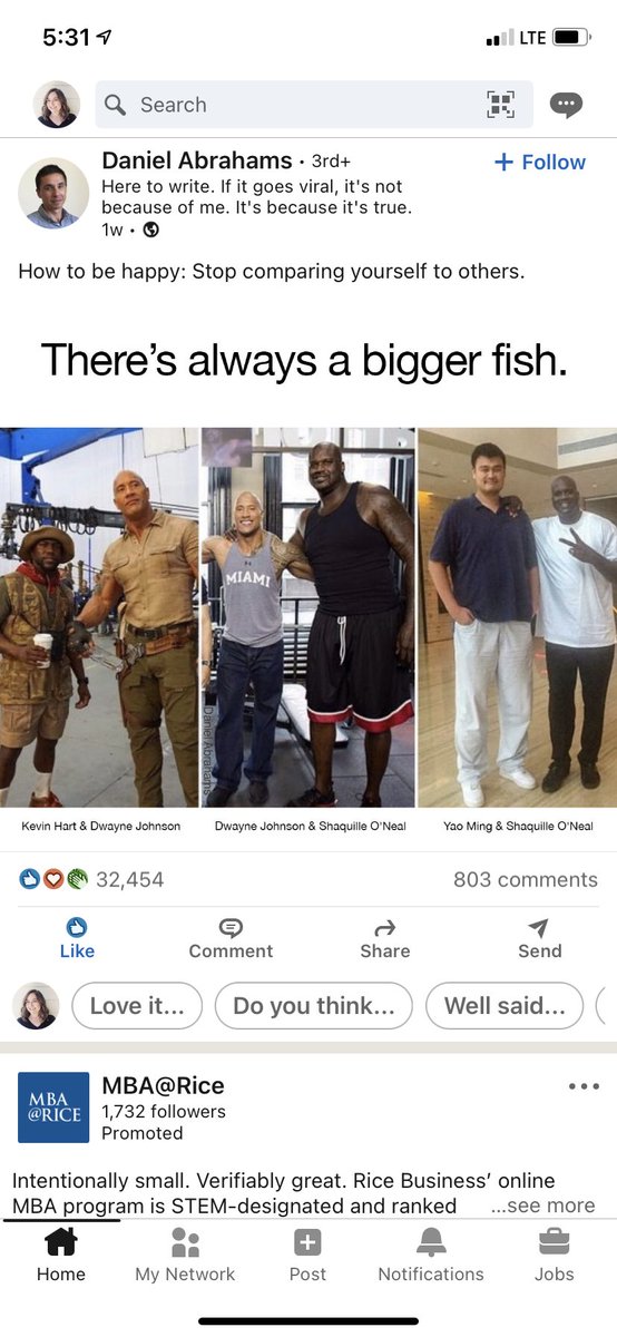 cheygriff's tweet photo. Lmaooo I get the motivational message but like what if you’re Kevin Hart? https://t.co/1J13ARhtsl