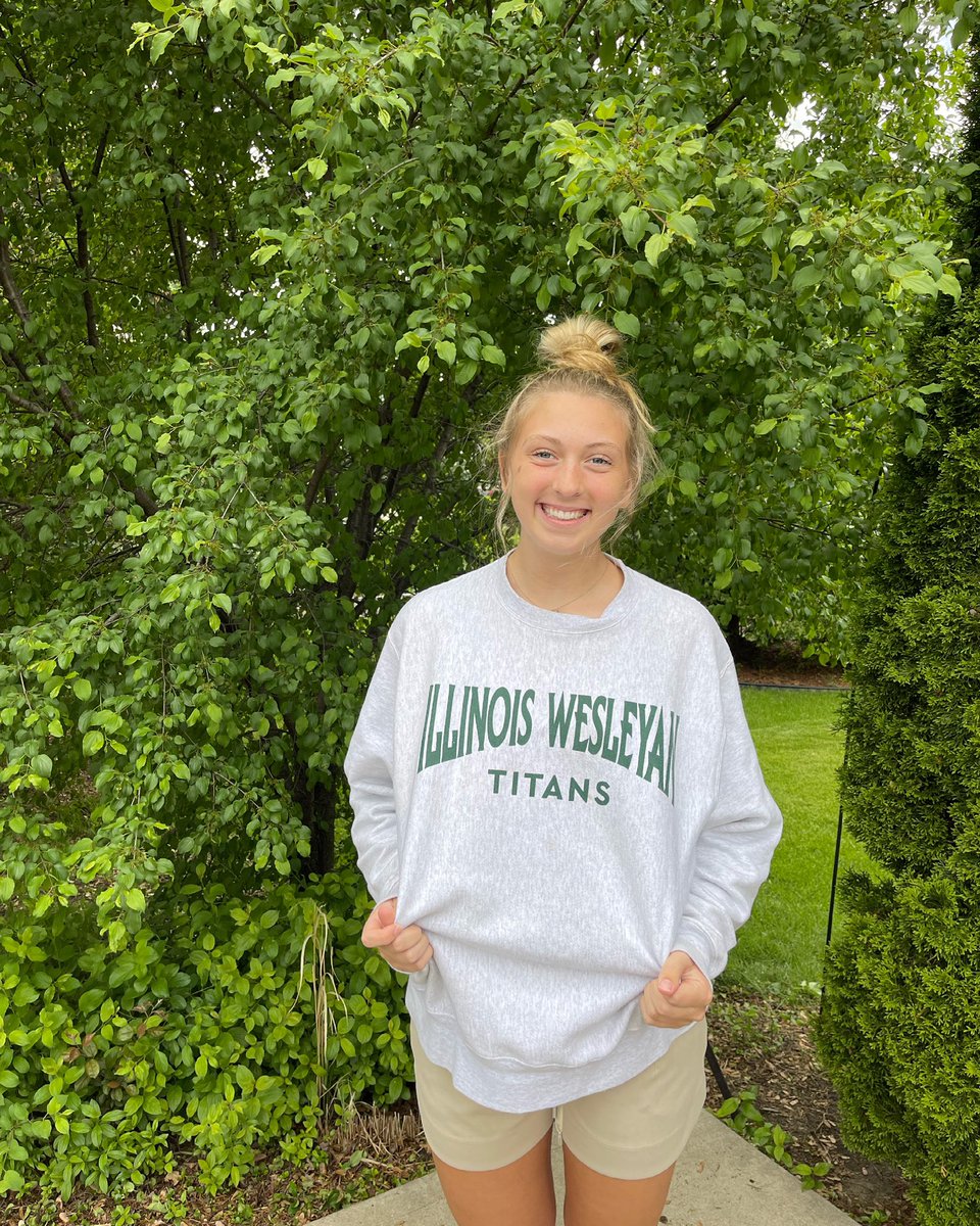 I am extremely excited to announce my verbal commitment to continue my academic and athletic career at Illinois Wesleyan University. Thank you to all my teammates, coaches, and friends who have supported me through this journey. Go Titans!💚 #tgoe