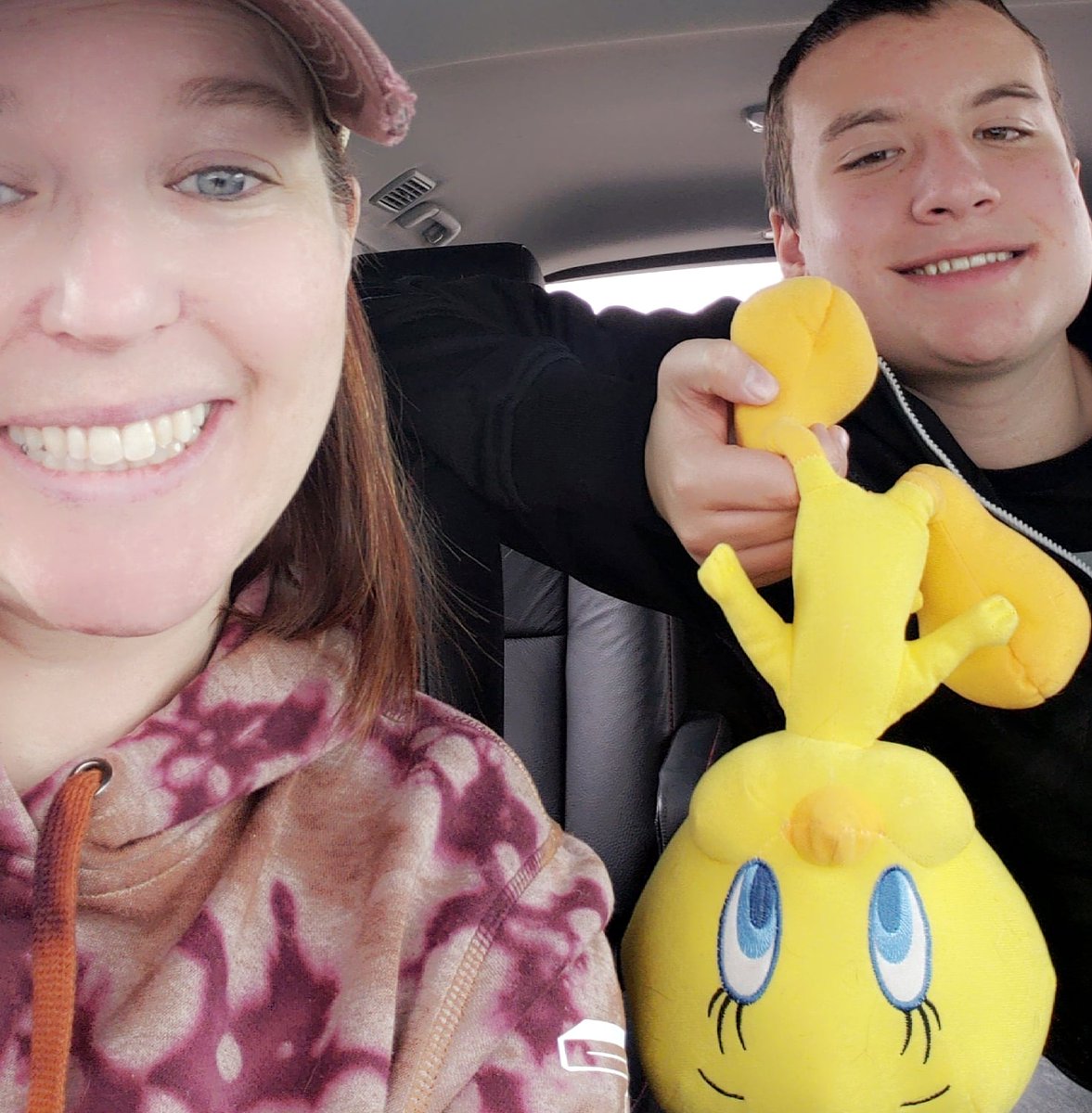 AccordingToTroy's tweet image. Who else loves Looney Tunes??  Troy sure does!  Daffy and Tweety are his favorites. This Tweety is extra special because we ordered it from Troy's hero Arcade Warrior!