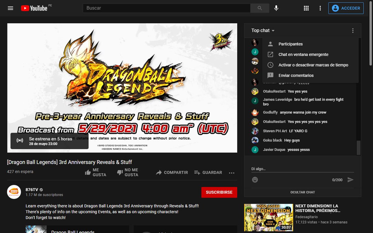 dbnotessite's tweet photo. Esta noche puedes ver el evento online por el tercer aniversario de Dragon Ball Legends. Se espera grandes anuncios, así que estaremos atentos 🔮
Enlace al directo: 📎
https://t.co/a4eIMskOoL
#dbs72 #DBSuperMovie #dbs21 #DBLegends #DBMayo2021 https://t.co/CTx2yvfYQX