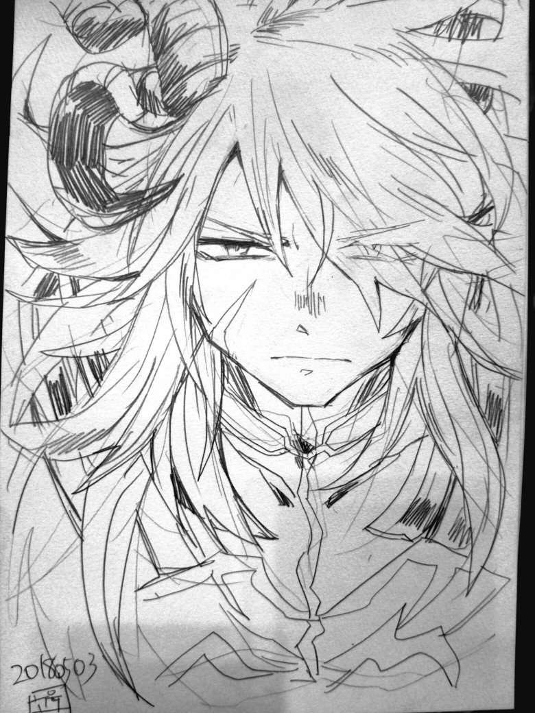 「上手さはさておきこの頃の描き方好きだな」って自分で思うの2017～2018年くらいの絵なんですけどしょっちゅうスケブで版権キャラ描いてた時期だと気付いた。人からリクもらって普段自分から描かないキャラも描くことで練習になってるんじゃな～
🐣スケブ倉庫→https://t.co/XkEOyn14Wf 
