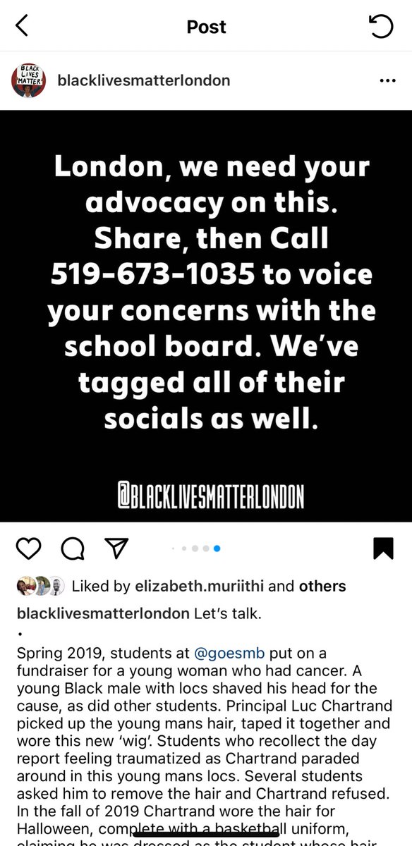 This is the advocacy the students and BLM london is looking for !
