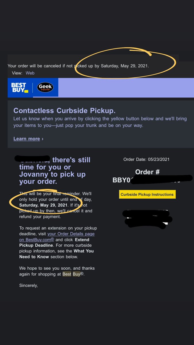 JSu2's tweet photo. @BestBuy @BestBuySupport help me understand... I had until tmrw but it was cancelled. That said:
4+ hours of phone time with reps and still not answers nor am I being adequately refunded the GC I used. Every puts me on hold to “look into it”, then I’m disconnected on. https://t.co/10P7SQc6Sy