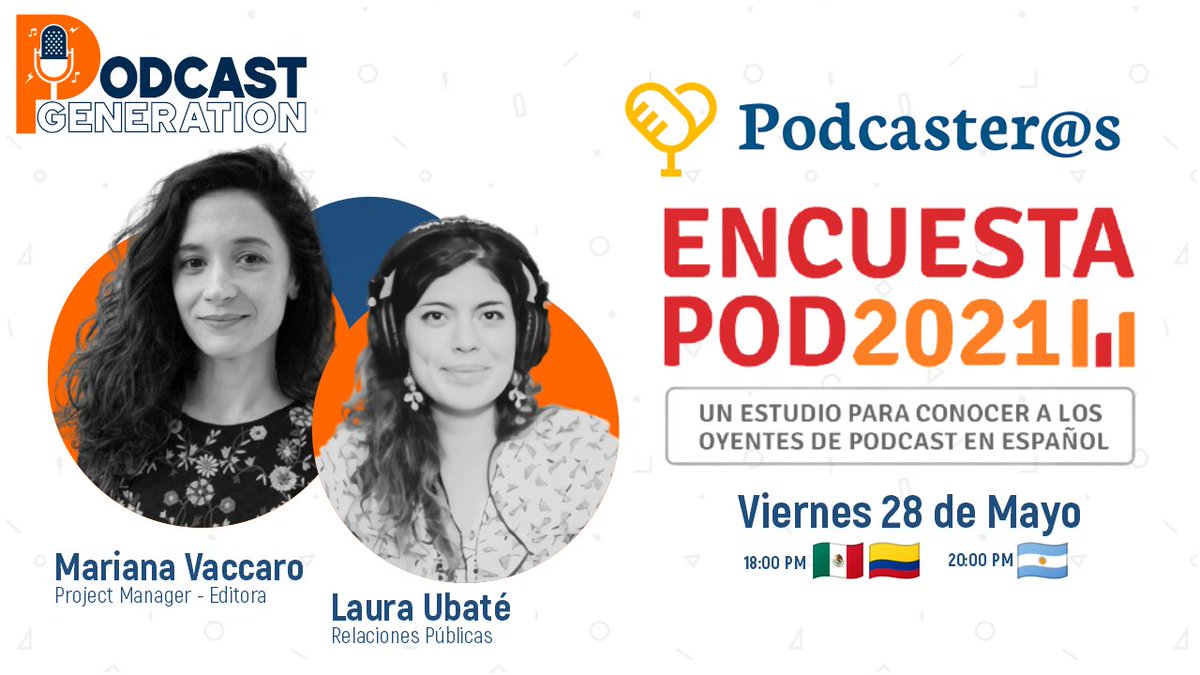 EncuestaPod 20021 es una encuesta colaborativa, organizada por <a href="/lospodcasteros/">Podcaster@s</a> , que tiene como objetivo recolectar datos de consumo de podcast de audiencias hispano hablantes. 

Estaremos conversando con <a href="/vaccaromariana/">Mariana Vaccaro</a>  y <a href="/LauraUbate/">Laura Ubaté</a>  para aclarar todas las dudas.