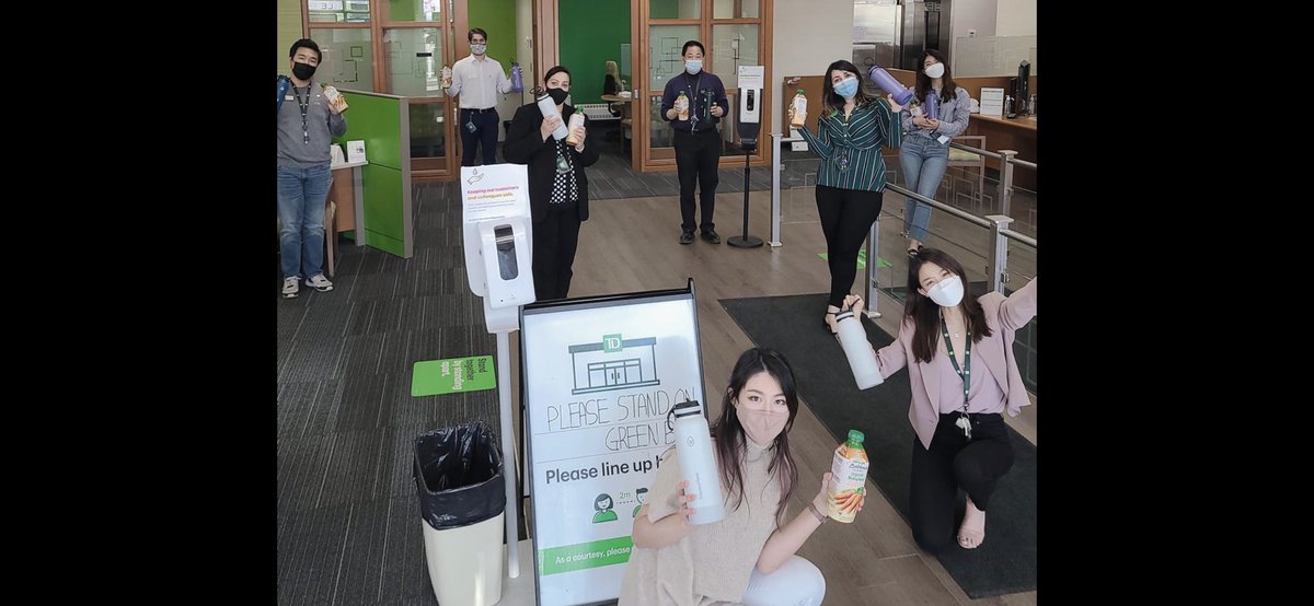 TD 17 Ave &amp; 39 St is having fun on a Friday afternoon, remind colleagues to maintain healthy lifestyle and have tons of fun. #CPBLetshavefun <a href="/MichelleMobarr2/">Michelle Mobarrez</a> <a href="/SonamSh25860041/">Sonam Sharma</a>