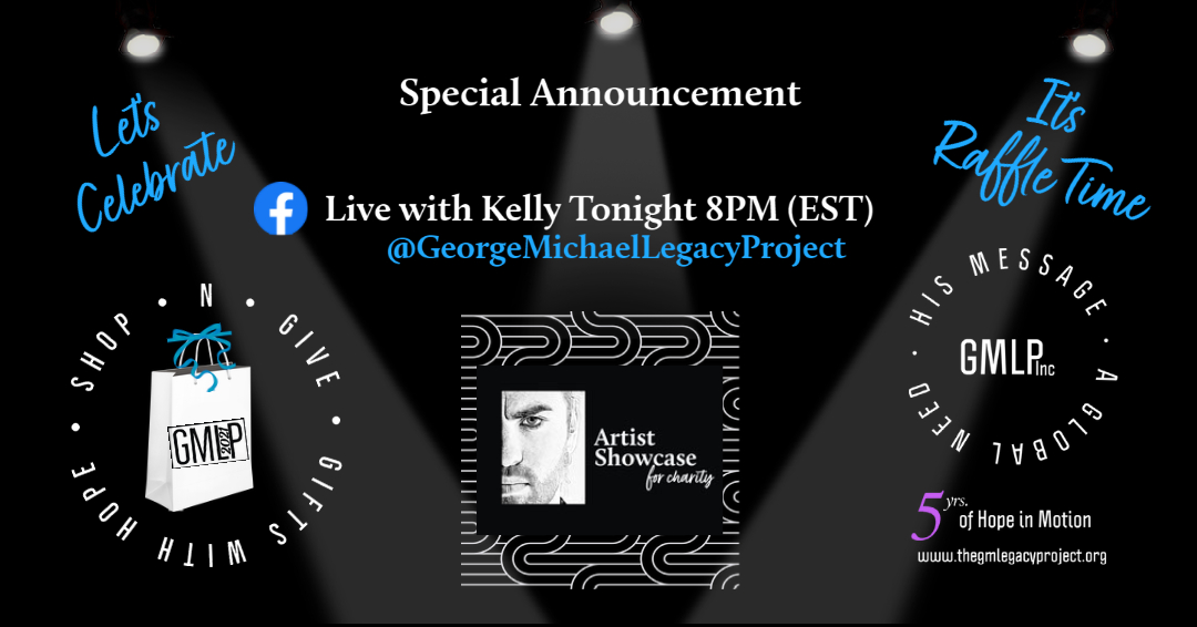 GMLProject6US's tweet image. Please Join TeamGMLP Facebook LIVE with Kelly tonight at 8PM (EST) in celebration of our 5th year sharing George's Legacy of Charity. Raffles, some special announcements a few hints on projects coming soon.  Videos &amp;amp; special posts  so head on over 2FB @GeorgeMichaelLegacyProject.