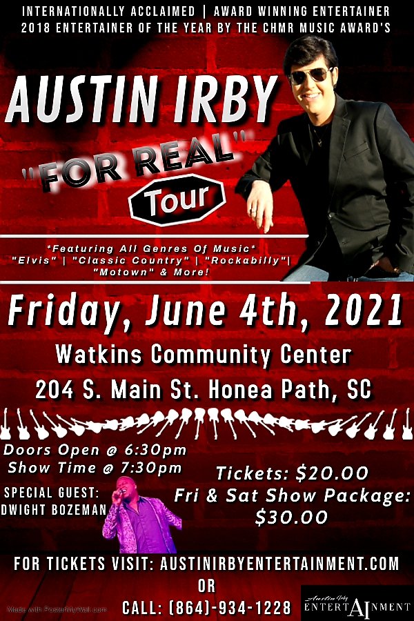 OfficialAIE's tweet photo. Don't miss these 2 Amazing Show's!!!😎
Get Your Tickets Now!!!!⚡
Ticket Link⬇️
https://t.co/r7Txh5PTcs
#entertainer #honeapathsc
#greenwoodsc #andersonsc #rocknroll 
@GreenvilleNews @greenwoodsc @wyffnews4 @foxcarolinanews @WSSL100 @Sunny1035FM https://t.co/Z8y8wzjZbA