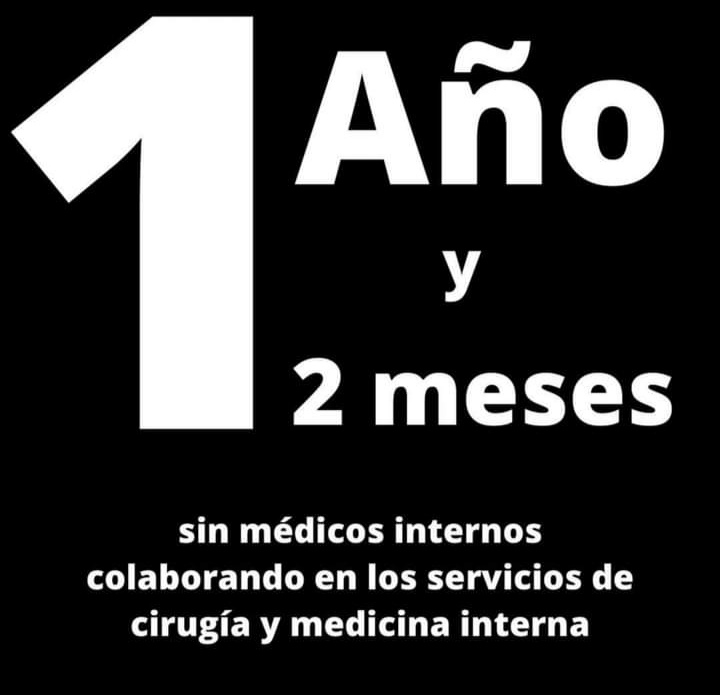 EnInternado's tweet photo. ¿Cuánto tiempo más se va a prescindir del apoyo gratuito por parte de los médicos internos? Los propios médicos expresan que quieren nuestra colaboración
#QueVuelvanLosInternos 
#InternadoEnMarcha https://t.co/fLP89R87Nd