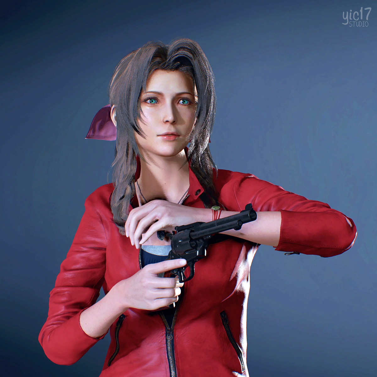 Resident Evil 2 Remake Cloud Strife mod mixes RE and FF7