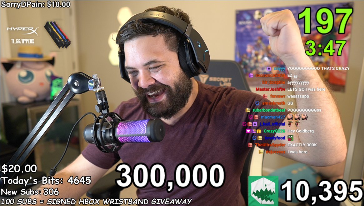 LiquidHbox's tweet photo. Just after we hit 400K on YouTube....

300K ON TWITCH!!!

MUCH LOVE MY FRIENDS <3333 https://t.co/HmGxXDBnkR