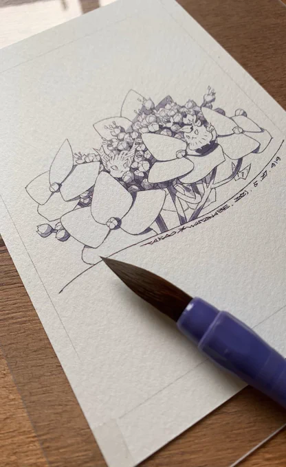 さぁ今日も絵を描きまーす💪 