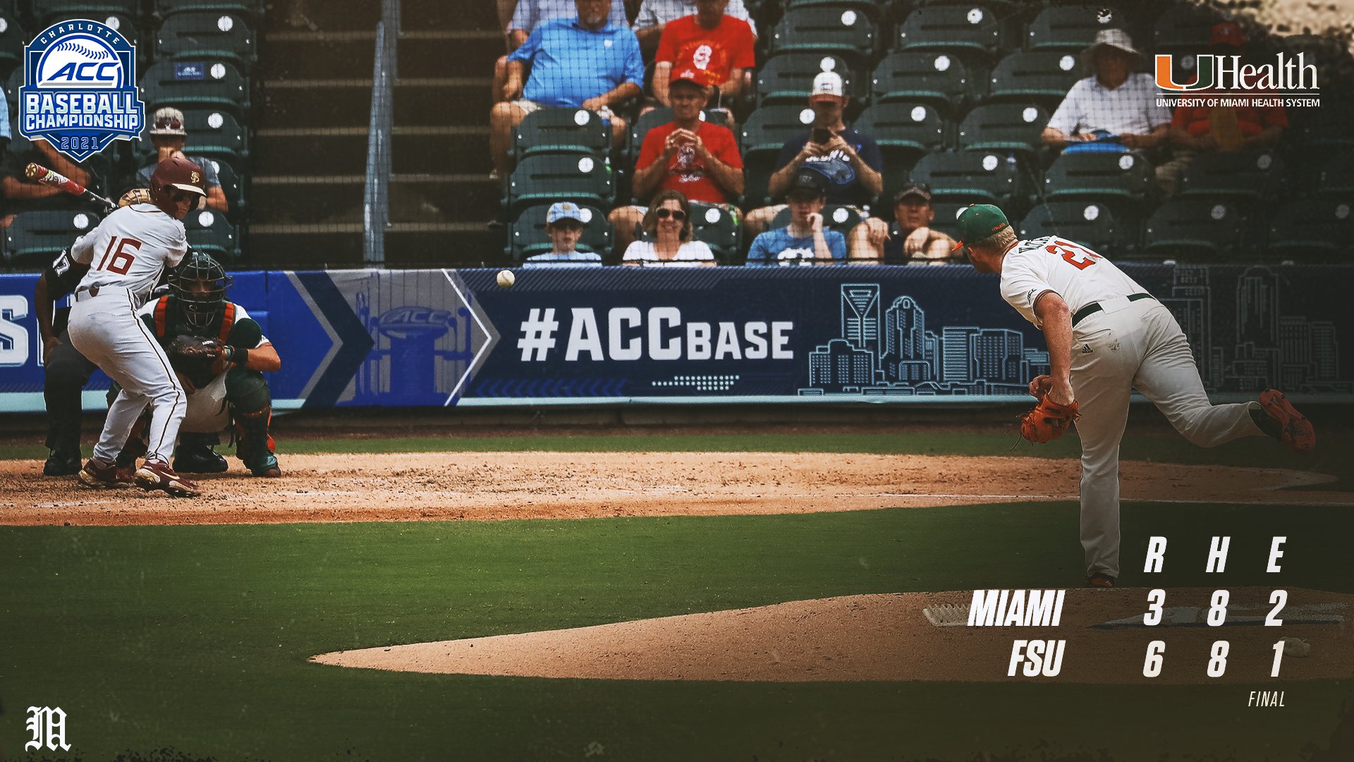 Canes Baseball on Twitter "Miami drops its ACC Tournament pool finale