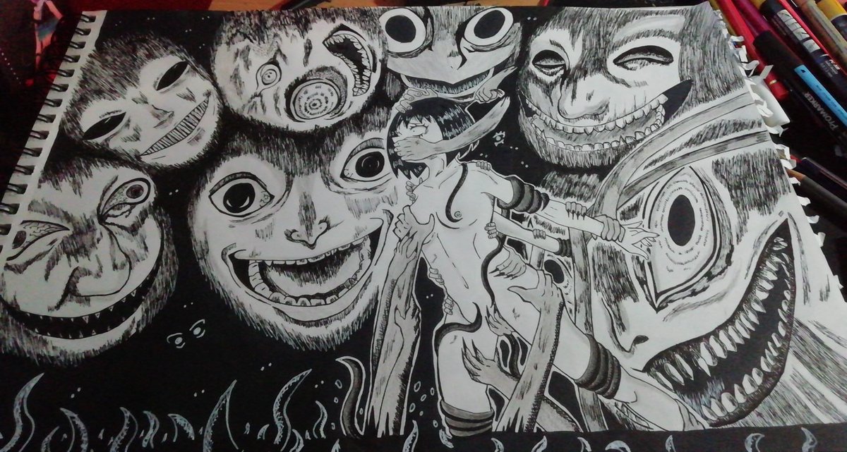 YoshhTV's tweet image. J'ai fais une nouvelle planche de mon "manga"

J'vais essayer d'expliquer la planche pour ceux qui veulent !