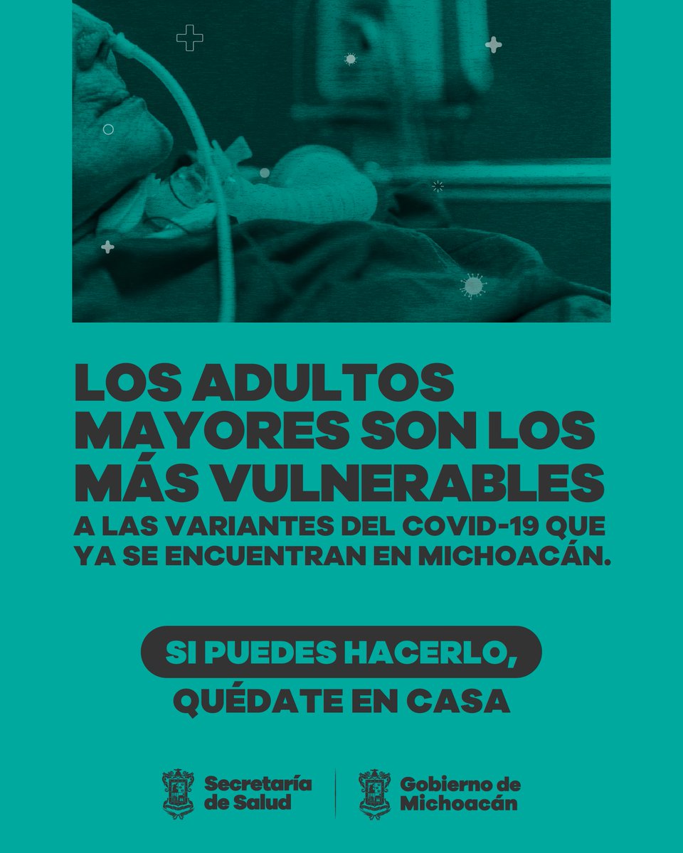 proammich's tweet image. Protejamos especialmente la salud de los adultos mayores tras la llegada de las variantes de Covid-19. Si no es necesario que salgas, mejor #QuédateEnCasa