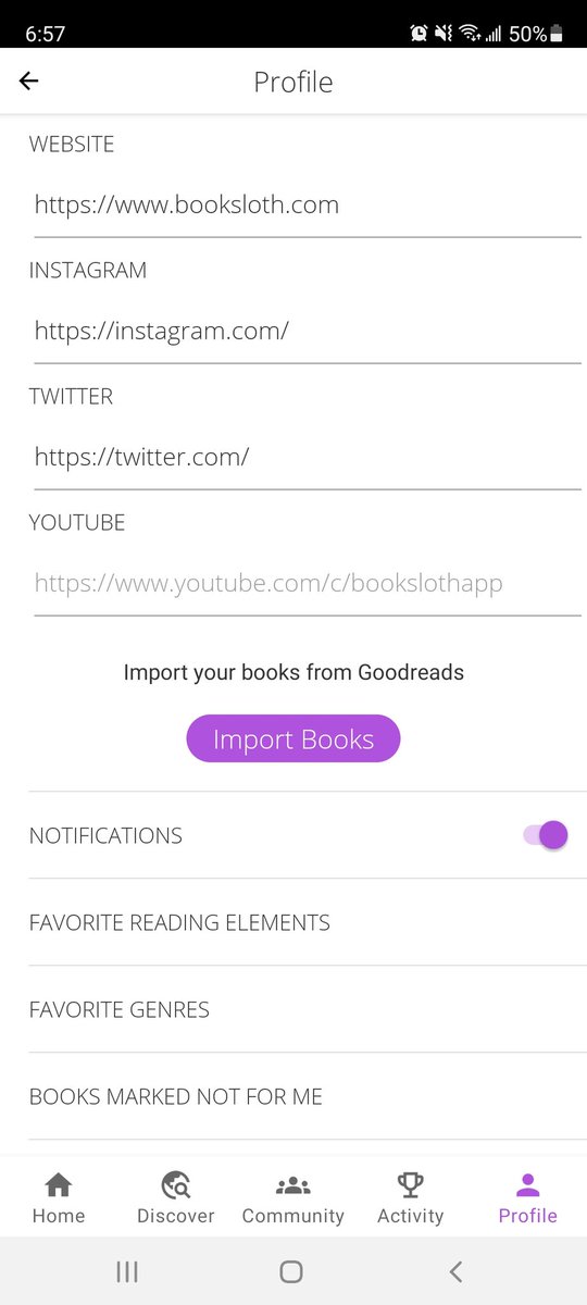 bookslothapp's tweet photo. App Update 📢 📲 🚀
Import your books from Goodreads! 

Go to Profile or Settings, select Import and follow the instructions to export your .csv and upload. 

You may see less books if we're unable to fully complete the import. You'll be able to add them later. https://t.co/wwCI27KeQs