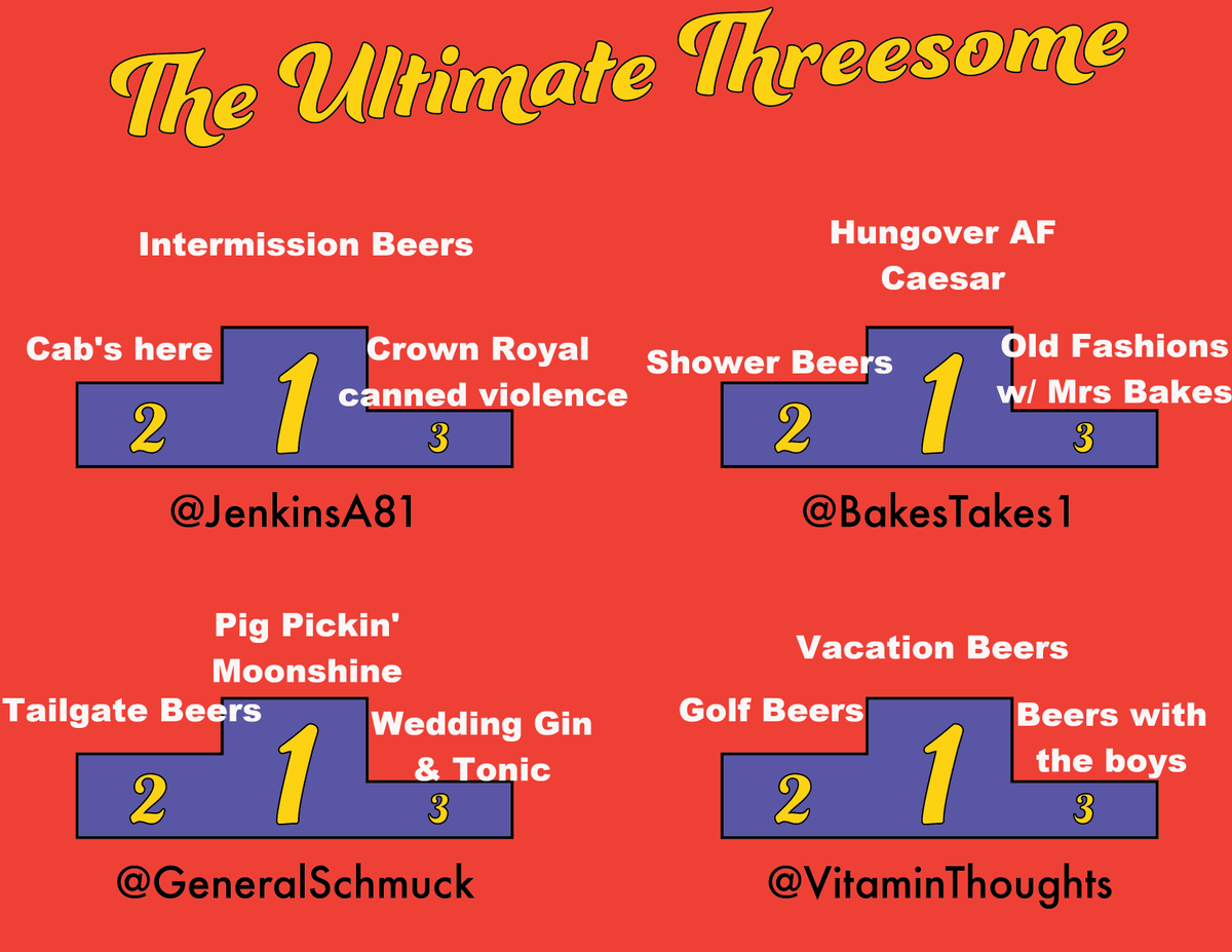 SchmucksCanucks's tweet photo. This week's episode (out now!) features some sports, a little bullshit, a little holy shit, and a ranking of the best situational beers by the crew. 

Spotify-->https://t.co/sAPrhm4EfN

Apple if you're into that-->https://t.co/0XrAR4bUsu

Download/Rate/Subscribe/Review https://t.co/EyRzhjFX7h