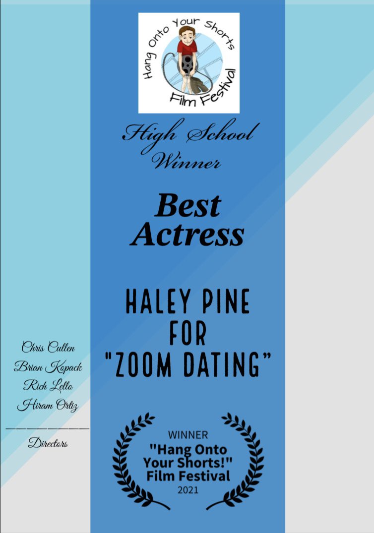 haley_pine's tweet photo. Thank you, Hang Onto Your Shorts Film Festival! https://t.co/Q85o48c0p1