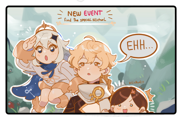 a lil wip of another comic
HEHE
-dies
I just really love to draw aether and paimon doing stuff hahahdhf