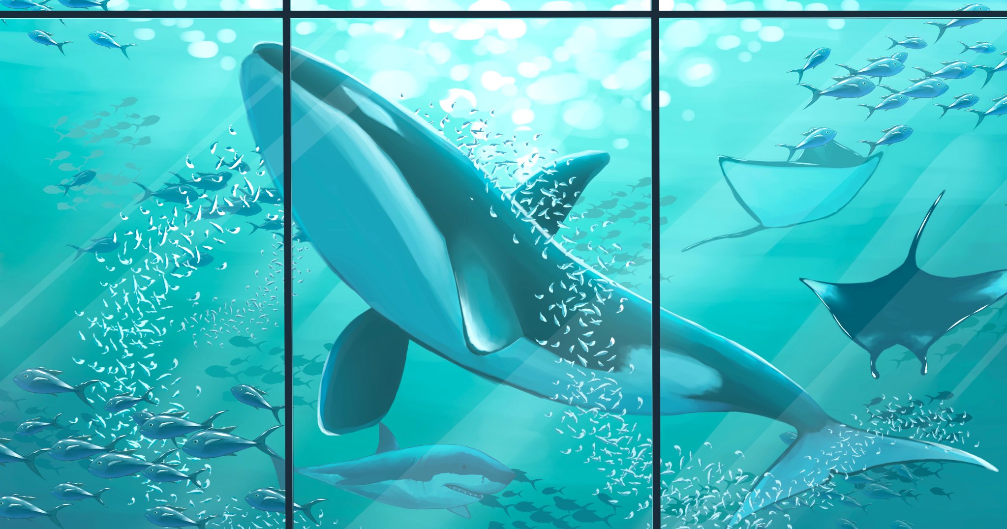 Twitter 蛙ノ碧 على تويتر 絵描きさんとつながりたい Illust 水族館 絵描きさんと繫がりたい イラスト イラスト好きな人と繋がりたい Drawing Art デジタル デジタルイラスト デジタル絵 Clipstudio Clipstudiopaint 風景 風景画 背景 T Co