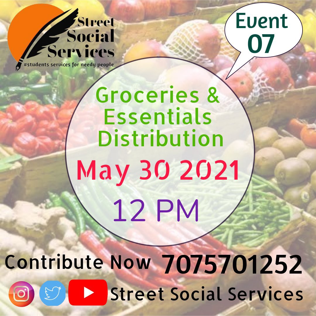 Streetsocialse1's tweet photo. Thanks to all for your support we are gonna conduct another event on 30th may 2021 of donations to poor people
If you’re like to donate tonthe poor go through the pic below

We need support from you to feed poor 
 @FcSonuSood @SoodFoundation @SonuSood @KTRoffice https://t.co/1Q3MwCvhfq