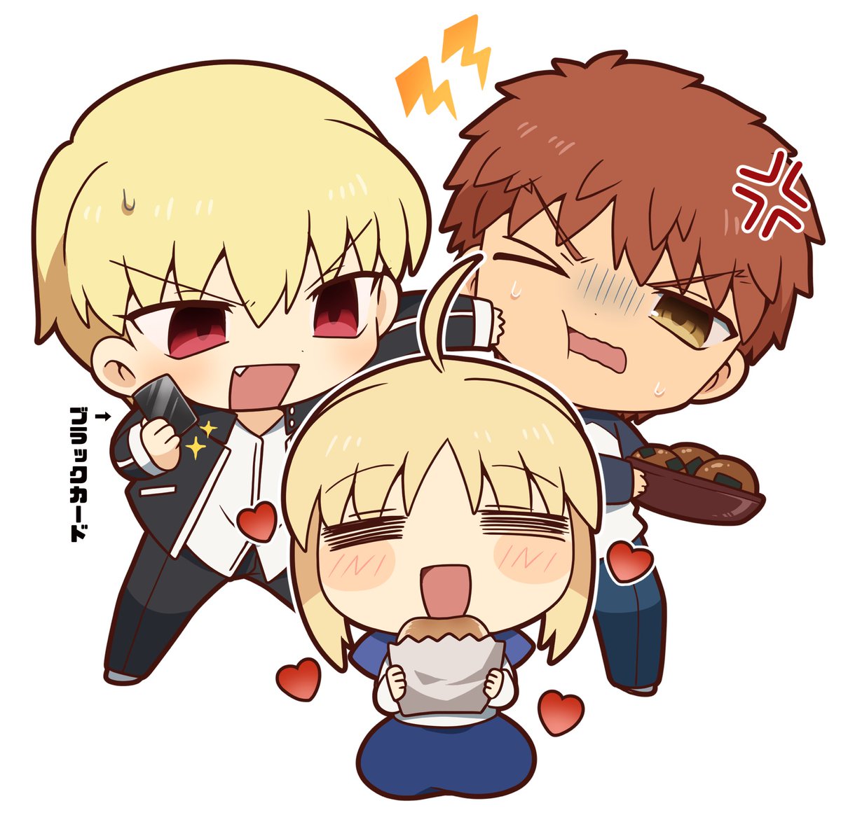 Fate セイバーさんに食べさせたい組がカワイイ