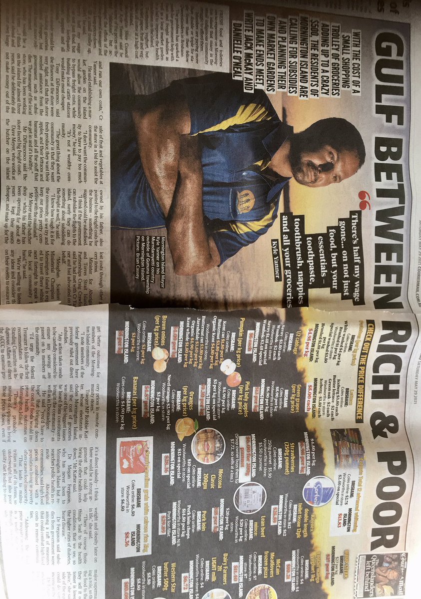 Amanda Lee (@_amanda_j_lee_) on Twitter photo Good to see focus on high food costs and poverty in remote Qld communities in <a href="/couriermail/">The Courier-Mail</a> today, with <a href="/meg_ferg_uson/">Megan Ferguson</a> Need freight subsidies & adequate incomes urgently. #foodsecurity #prevention Our new <a href="/UQMedicine/">UQ Medicine</a> paper out soon in <a href="/equityhealthj/">Int Journal for Equity in Health</a> Good to see focus on high food costs and poverty in remote Qld communities in <a href="/couriermail/">The Courier-Mail</a> today, with <a href="/meg_ferg_uson/">Megan Ferguson</a> Need freight subsidies & adequate incomes urgently. #foodsecurity #prevention Our new <a href="/UQMedicine/">UQ Medicine</a> paper out soon in <a href="/equityhealthj/">Int Journal for Equity in Health</a>