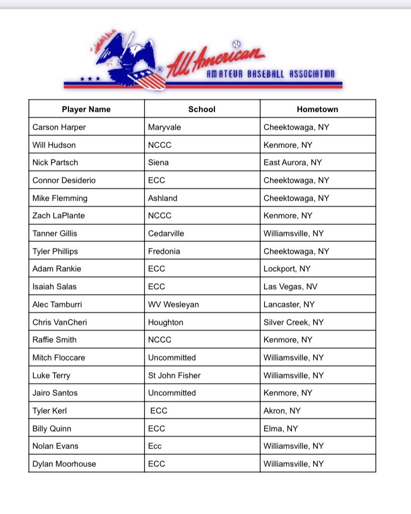 Glad to be partnered with the <a href="/AllinSportsBuff/">All In Sports Buffalo</a> AAABA team! 

Manager: <a href="/Coach__Tony/">Coach T⚾️ny</a> 

Coach: @jbeckssflow20 

🤝⚾️🦬

#findyourfit #EastCoastPipeLine🇺🇸🇨🇦