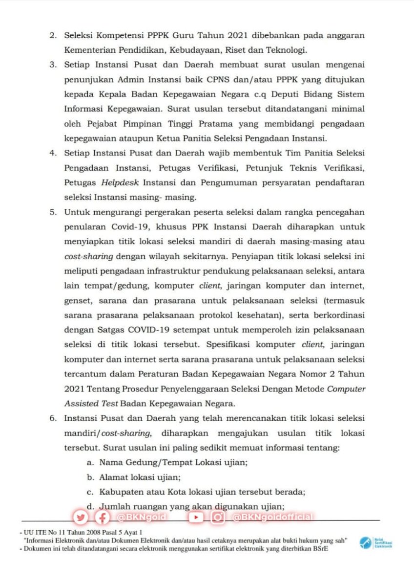 BKNgoid's tweet photo. Jreng-jreng...

#SobatBKN, Kali ini Mimin g jelaskan isi surat ya, krn makin ke sini Mimin makin yakin calon pelamar rekrutmen CASN termasuk pd barisan terbaik dlm literasi (seharusnya 😆🤭). Cuzz, pelajari dg seksama Surat Kepala BKN tsb, terus gelorakn budaya baca,baca📙📚📃 https://t.co/7LmoZkCX9M