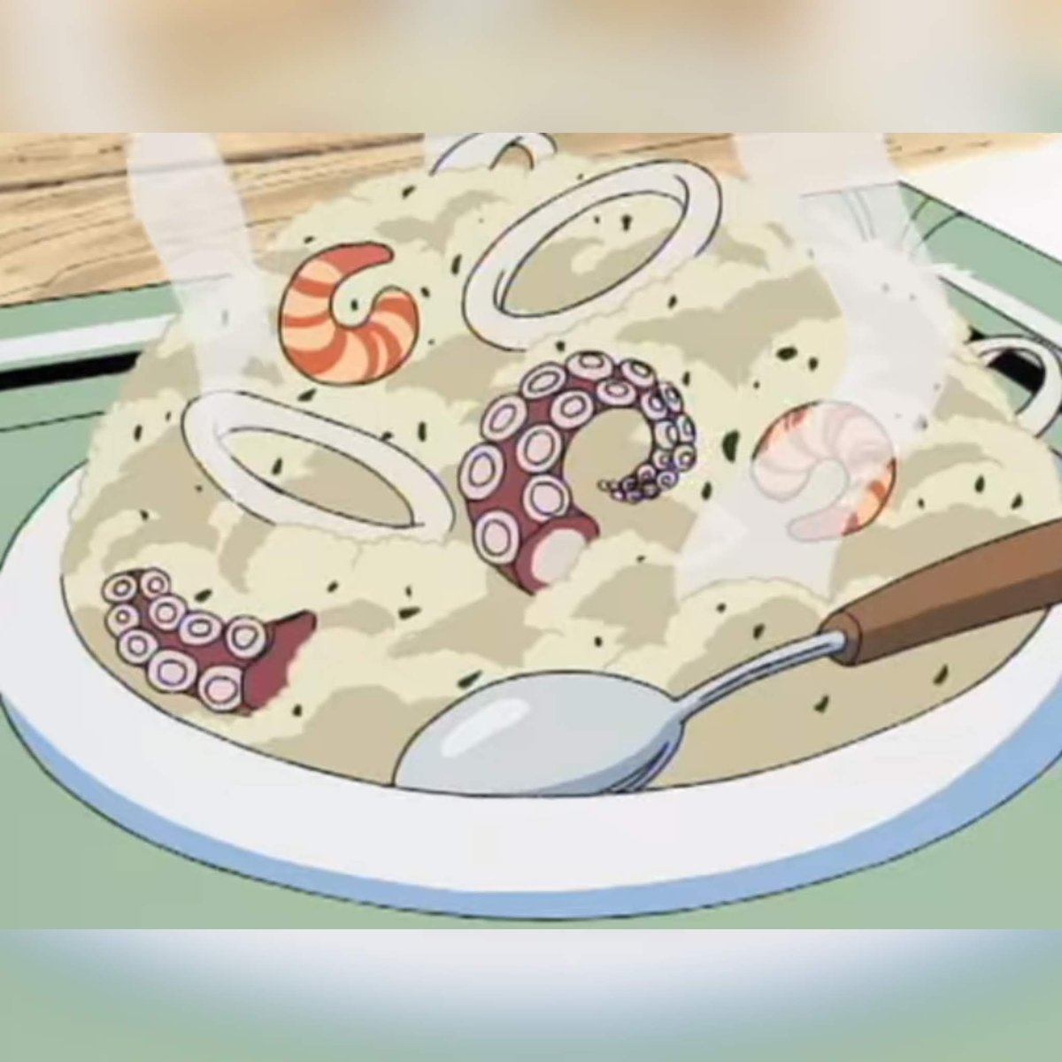 サンジがギンに作ったシーフードピラフ