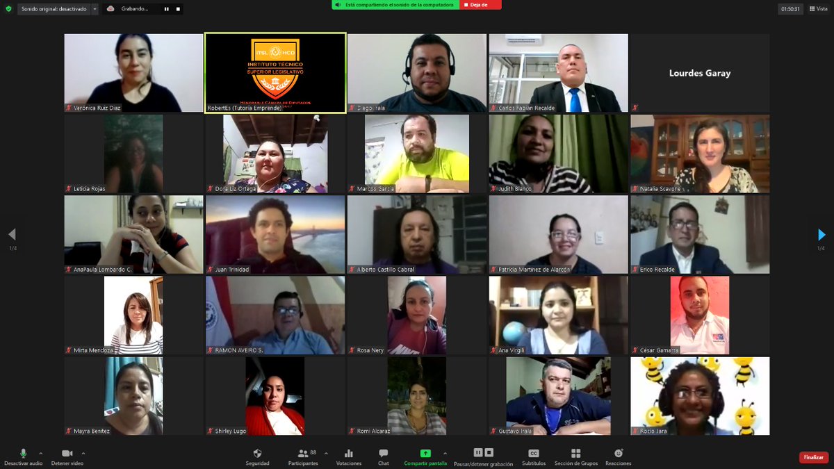 itslhcdparaguay's tweet photo. Clase_5 del Curso Virtual de "#Habilidades_de_Gestión", a cargo de la Prof. Lic. #Olga_Ovelar y el Prof. Lic. #Erico_Recalde. Desarrollado los días jueves y el último martes de cada mes, de 17:00 a 19:00 horas.
Organizado por: #SINAFOCAL, con el apoyo del #ITSL_HCD. 👩💻📚👨💻🇵🇾 https://t.co/8q6dUzqUcO