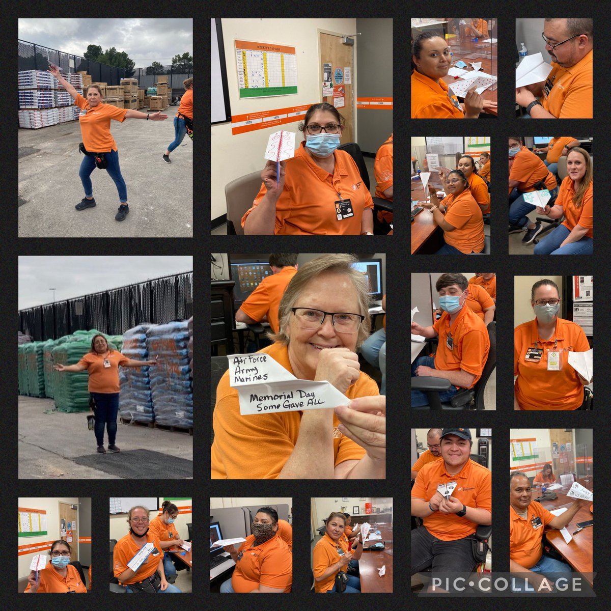 Paper airplane ✈️ contest at 561! Most creative Marilyn, flew the furthest Mireya! Awesome fun😀