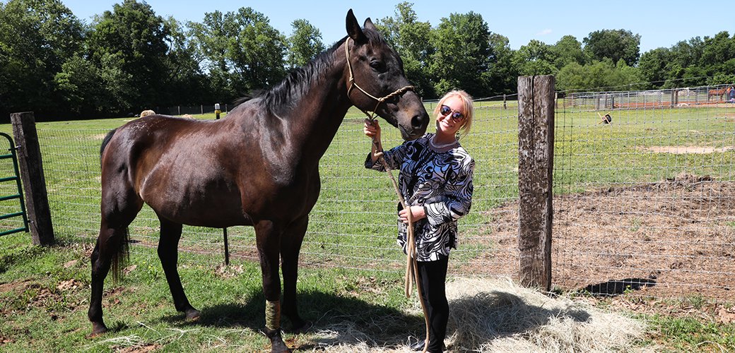 In honor of #AdoptaHorse Month, we caught up with country music legend <a href="/tanyatucker/">Tanya Tucker</a> to talk about how horses have impacted her life and why adoption is a great option: bit.ly/3frePtw🐴
