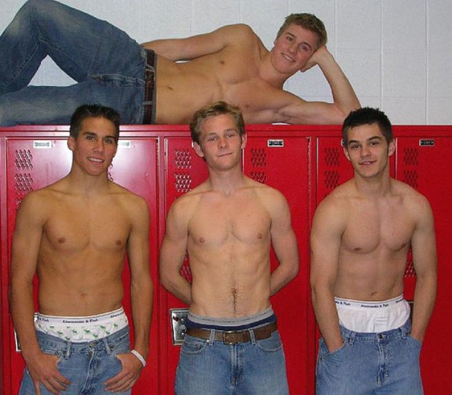Naked male college roommates.
