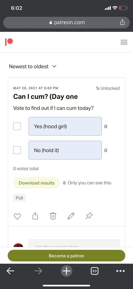 ClaudiaObey on Twitter: "Wanna have a say on when I cum? Join my Patreon and vote ^_^ https://t